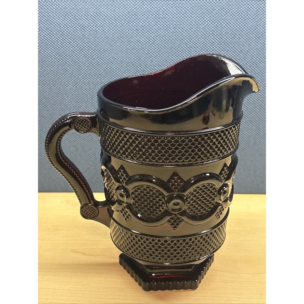 Avon 1876 Cape Cod Ruby Red Collection Pitcher - Picture 2 of 15